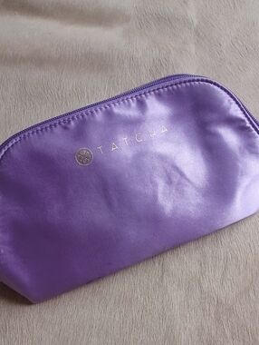 Tatcha Lilac Cosmetic Bag